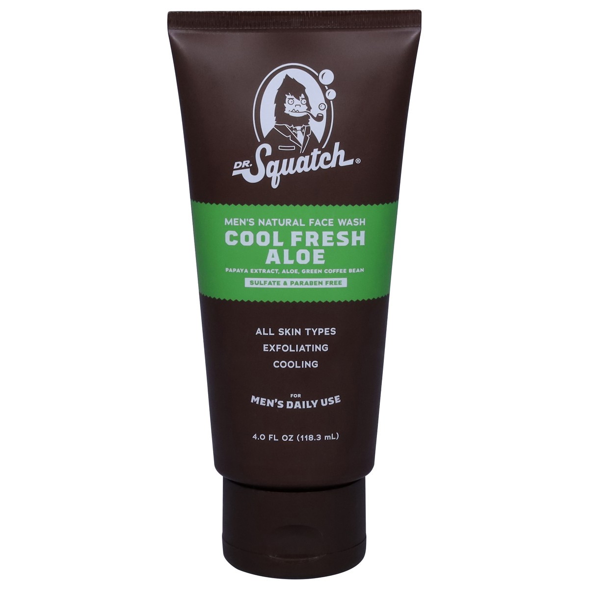 slide 10 of 13, Dr. Squatch Men's Natural Cool Fresh Aloe Face Wash 4.0 fl oz, 4 fl oz