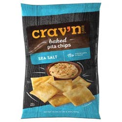 Crav'n Flavor Baked Sea Salt Pita Chips 18 oz