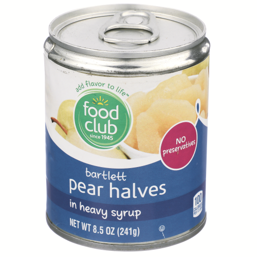slide 1 of 1, Food Club Bartlett Sliced Pears In Heavy Syrup, 29 oz