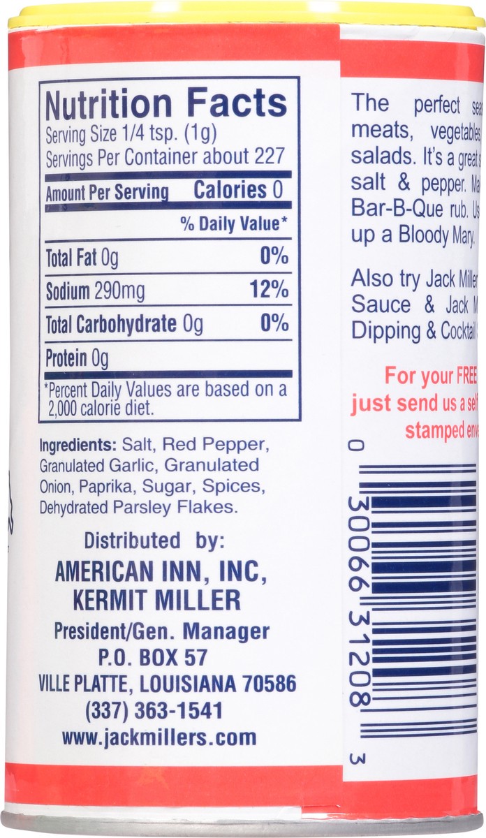 slide 2 of 12, Jack Miller's All-Purpose Cajun Seasoning 8 oz, 8 oz