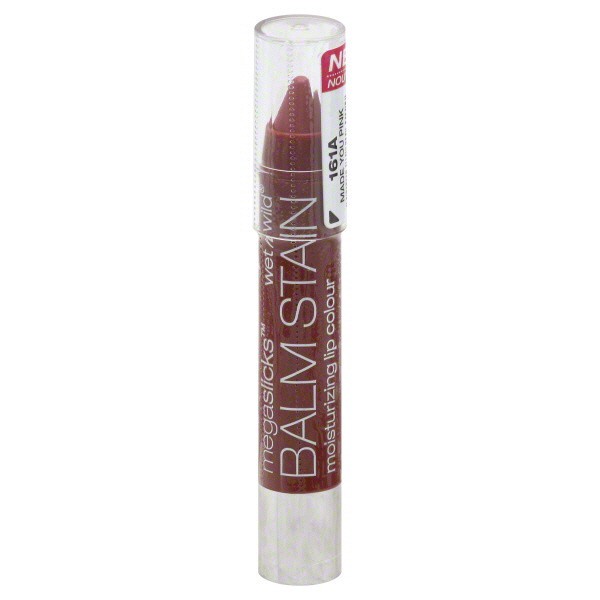 slide 1 of 1, wet n wild Megaslicks Balm Stain Lip Colour 161A Made You Pink, 0.11 oz
