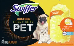 Swiffer Dusters Heavy Duty Multi-Surface Duster Refills for Cleaning, Pet, 6 Count