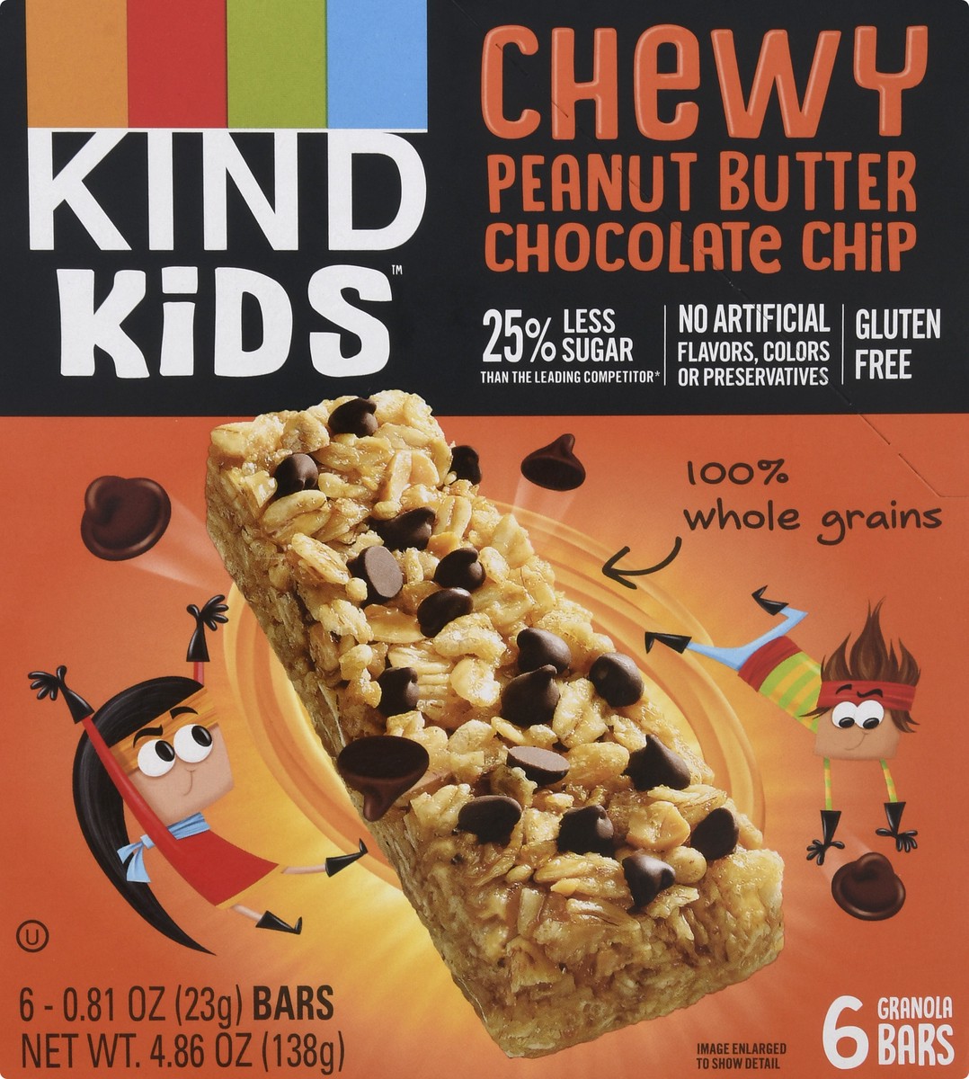 slide 1 of 9, Kind Bars Peanut Butter Kid Snack Bars, 4.86 oz