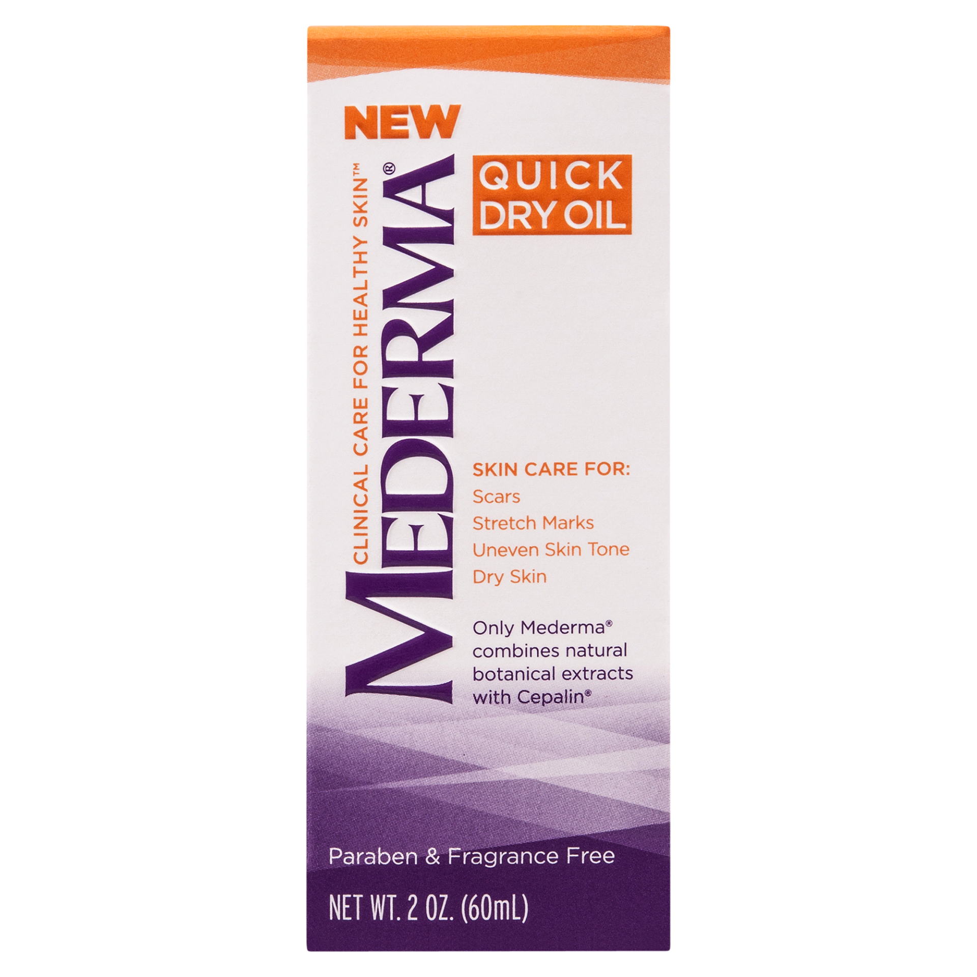 slide 1 of 1, Mederma Quick Dry Oil, 2 oz