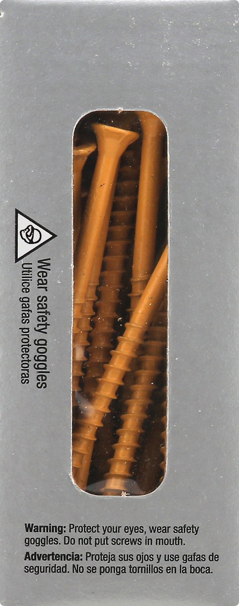 slide 10 of 10, Deck Plus Wood & Fence Tan Screws 55 ea, 55 ct