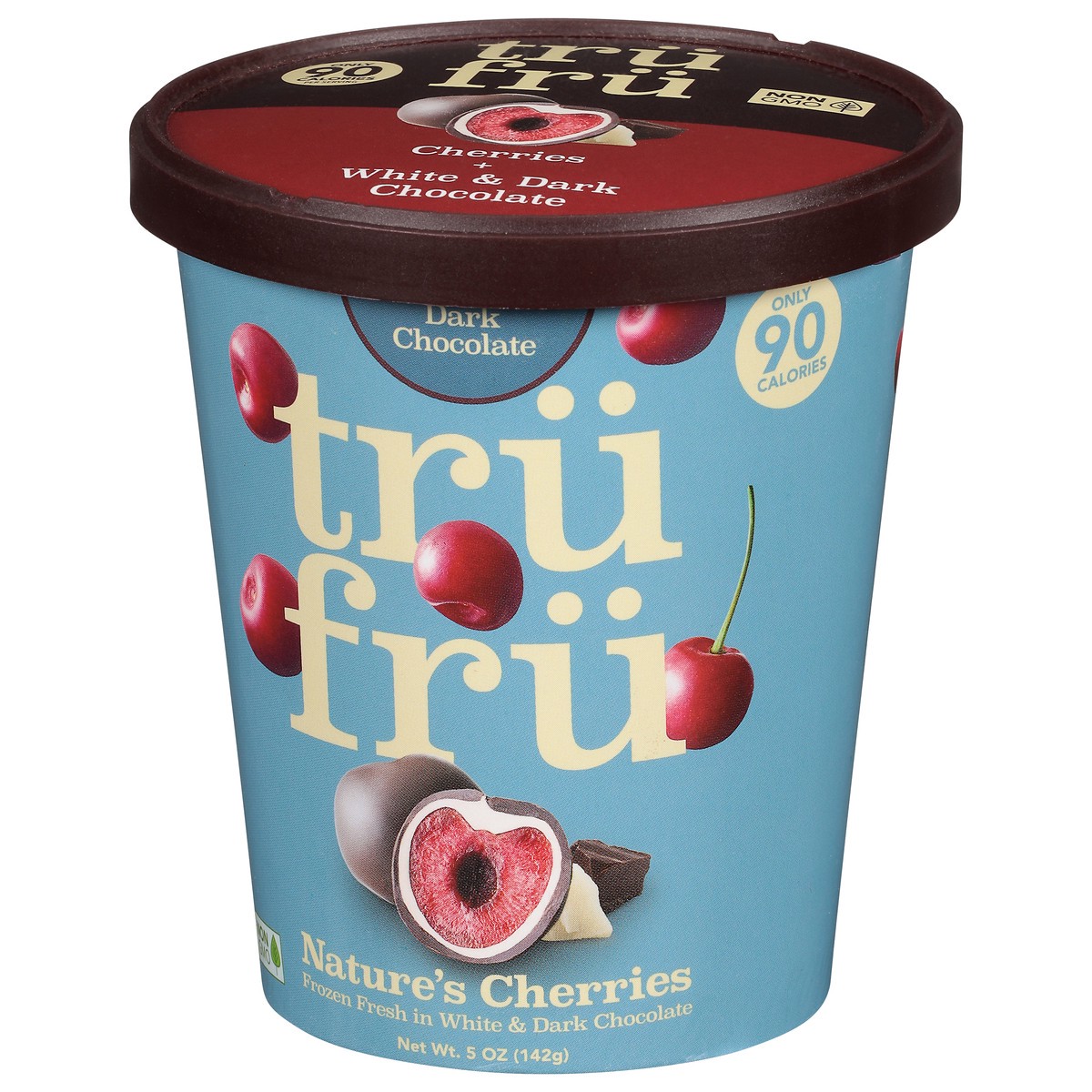 slide 3 of 9, Tru Fru Cherry White Dark Chocolate, 5 oz