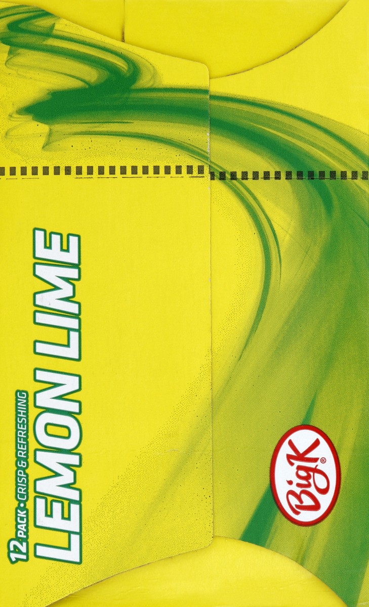 slide 3 of 7, Big K Lemon Lime Soda, 12 ct; 12 fl oz