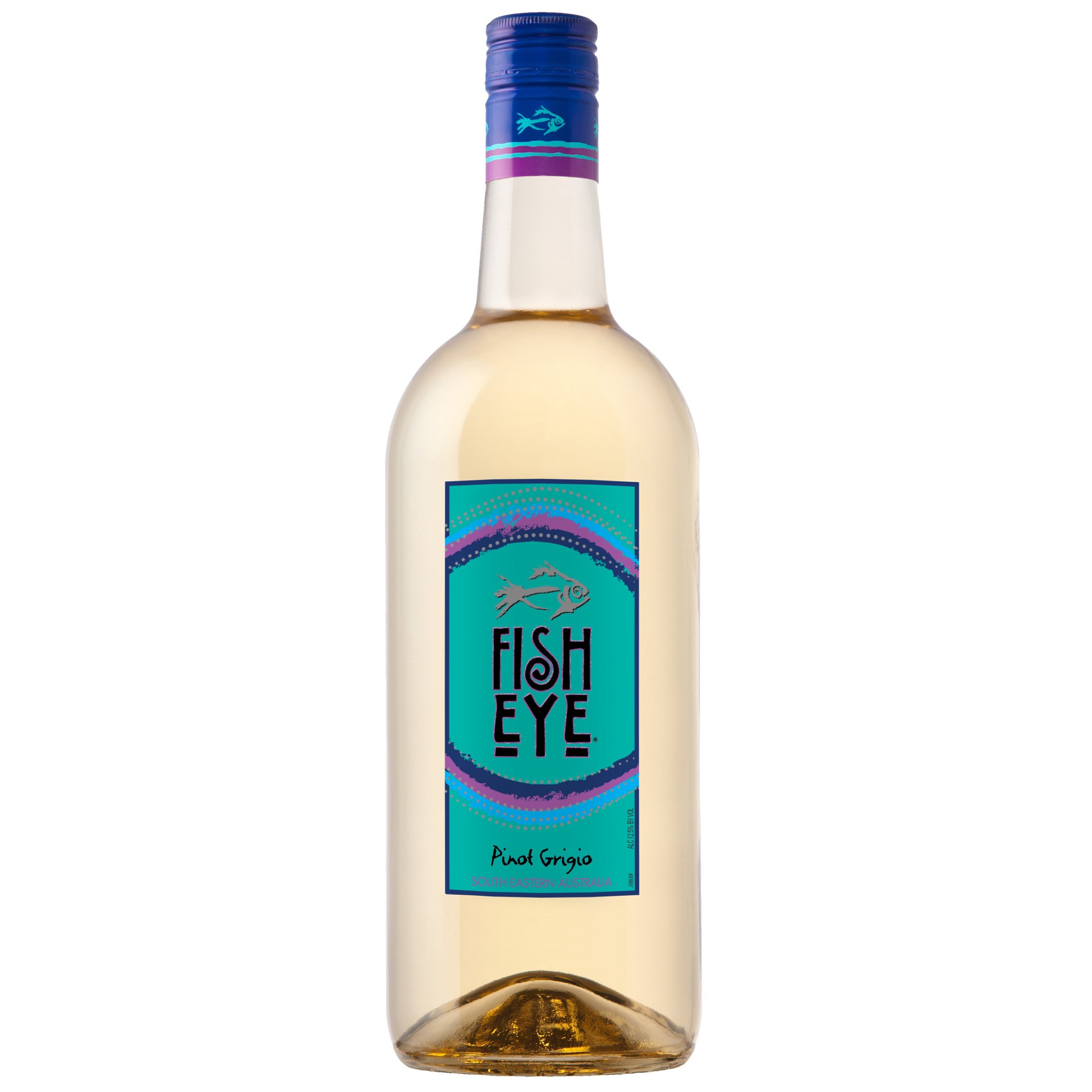 slide 1 of 2, Fish Eye Pinot Grigio, White Wine, South Eastern Australia , 1 ct, 1.5L Bottle, 1.5 liter