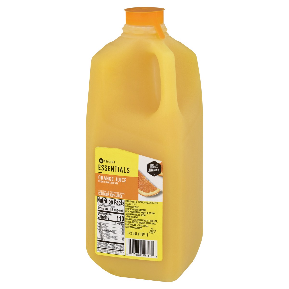 slide 6 of 13, Essentials Orange Juice - 64 fl oz, 64 fl oz