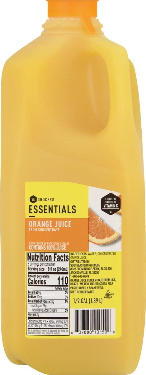 slide 7 of 13, Essentials Orange Juice - 64 fl oz, 64 fl oz