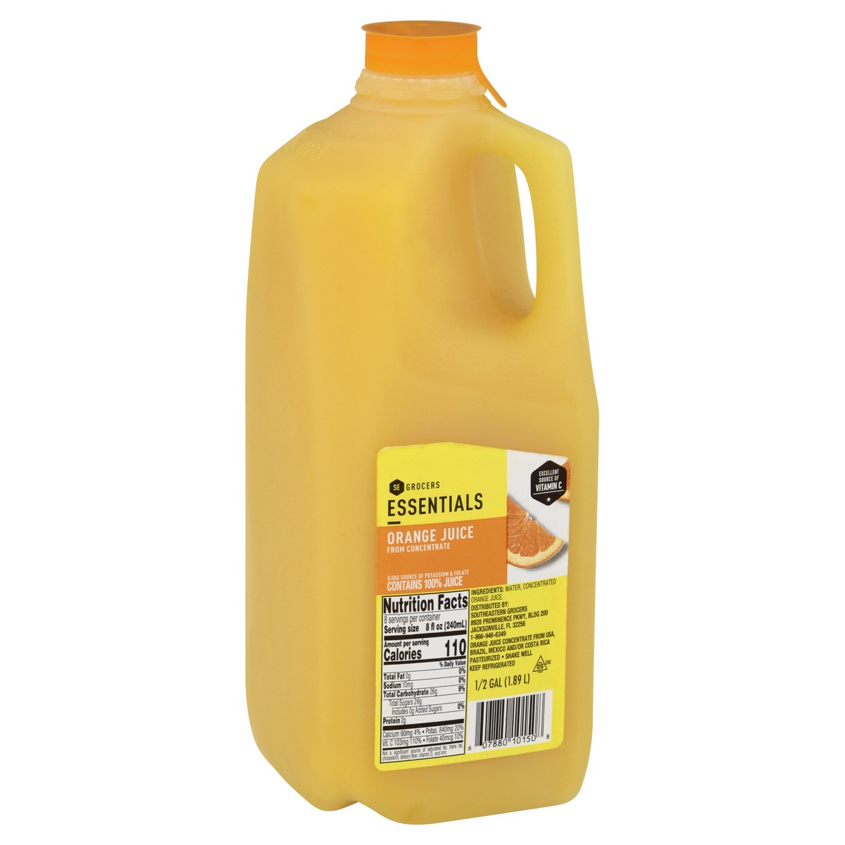 slide 8 of 13, Essentials Orange Juice - 64 fl oz, 64 fl oz