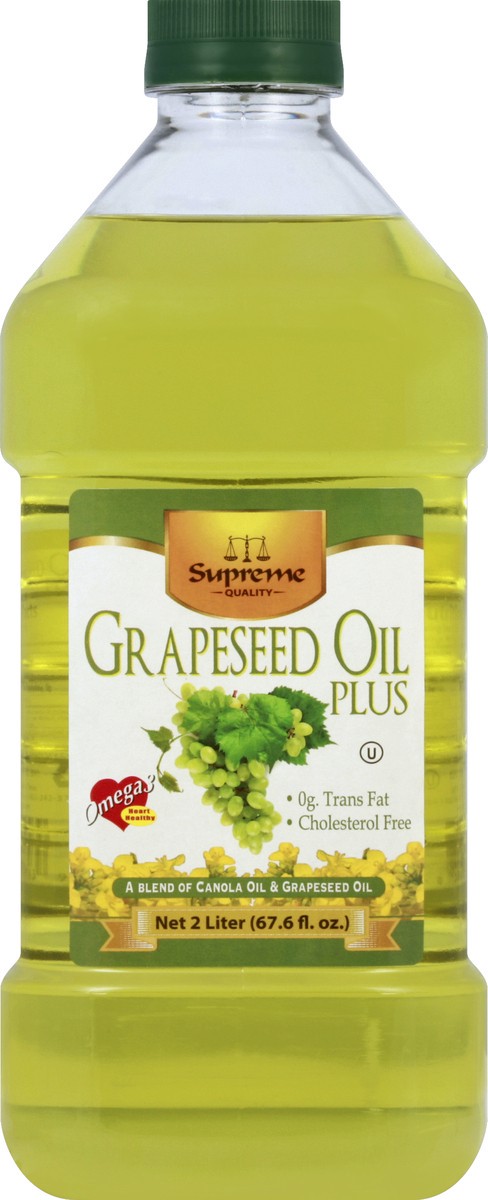 slide 2 of 2, Supreme Grapeseed Oil 2 lt, 2 liter