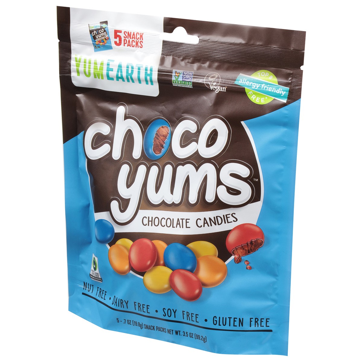 slide 2 of 13, YumEarth Yum Earth Chocolate Yums, 3.5 oz