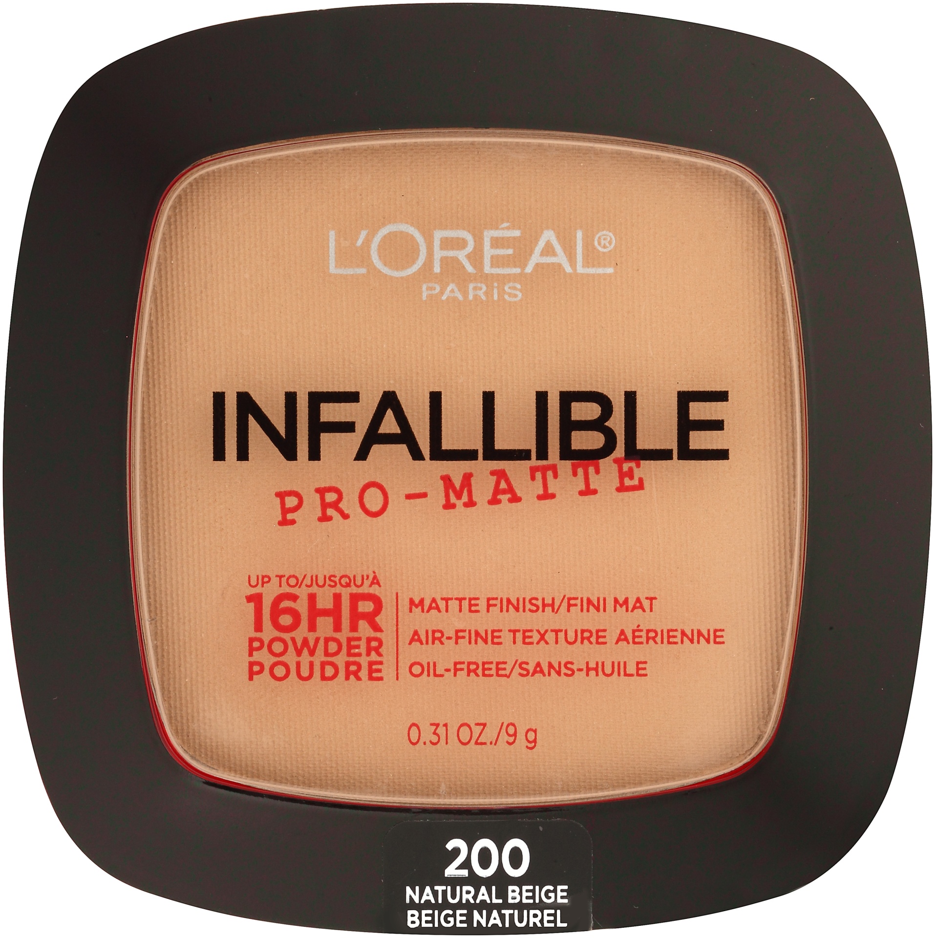 slide 2 of 6, L'Oréal Infallible Pro-Matte Powder 200 Natural Beige, 1 ct