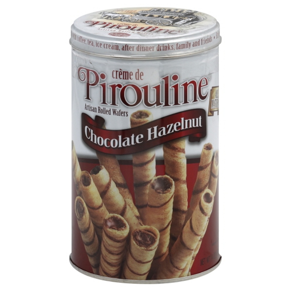 slide 1 of 1, Debeukelaer Pirouline Chocolate Hazelnut, 14 oz