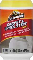 Armor All Carpet & Upholstery Wipes 12 ea