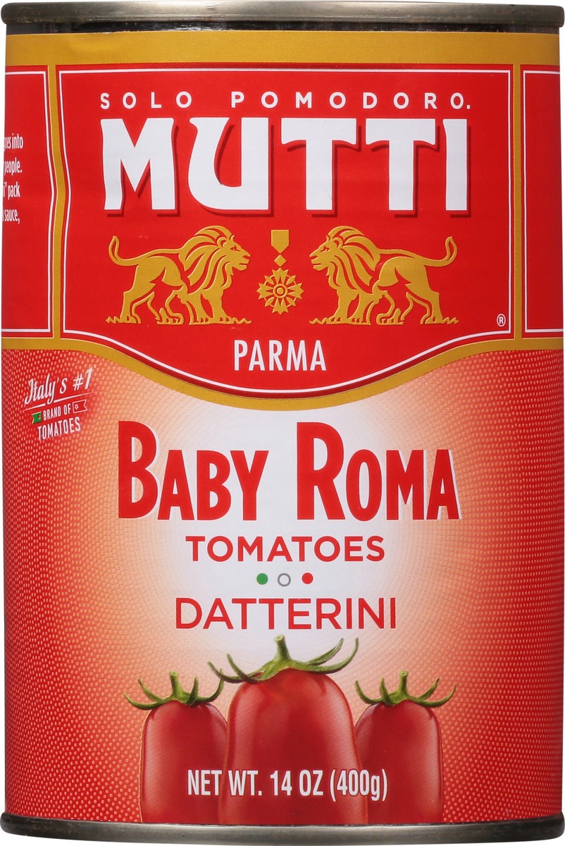 slide 3 of 14, Mutti Baby Roma Tomatoes 14 oz, 14 oz