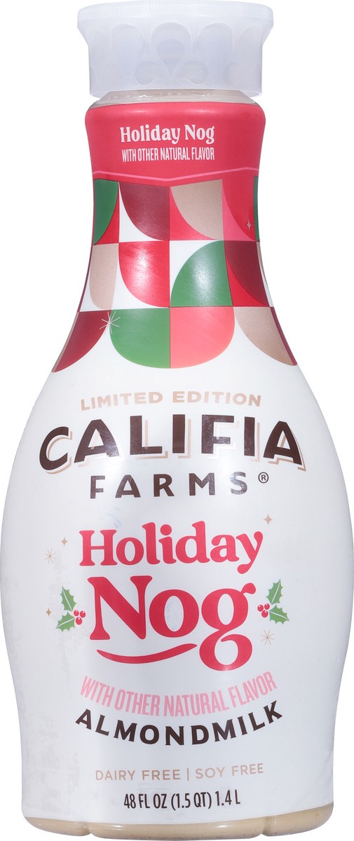 slide 5 of 9, Califia Farms Holiday Nog Almondmilk 48 fl oz, 48 fl oz