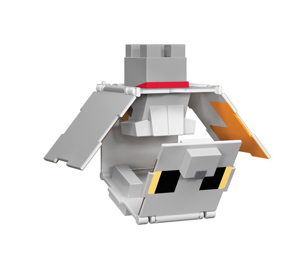 slide 4 of 6, Minecraft Flippin' Figs Collectible Figures, Assorted, 1 ct