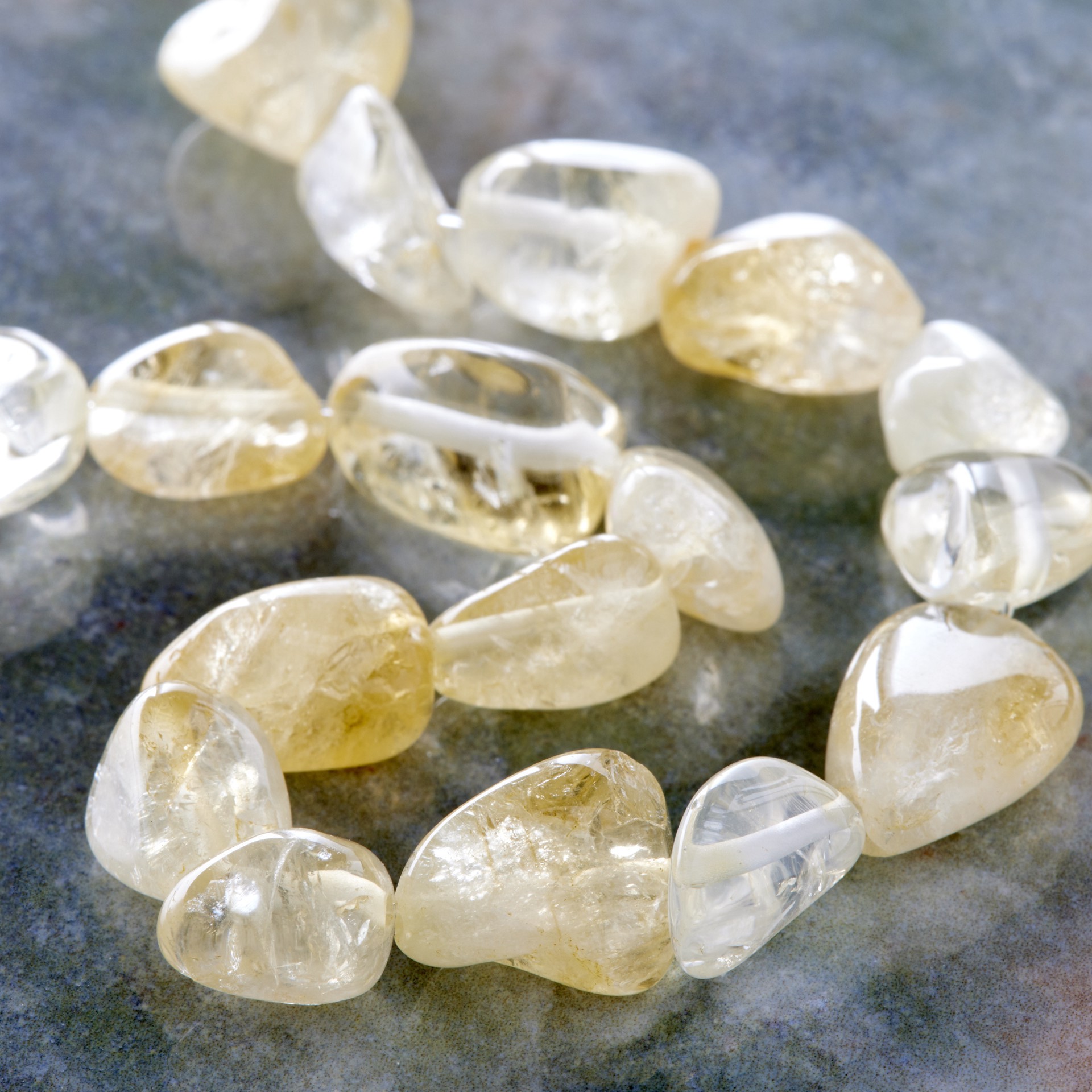 slide 3 of 3, Citrine Chunk Beads By Bead Landing, 12 mm