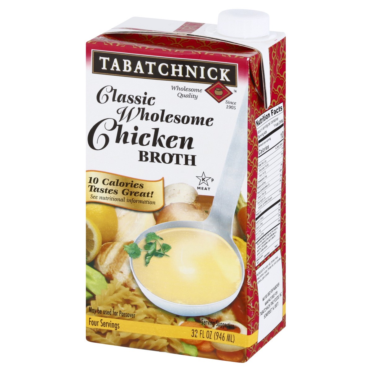 slide 3 of 11, Tabatchnick Classic Wholesome Chicken Broth, 32 fl oz