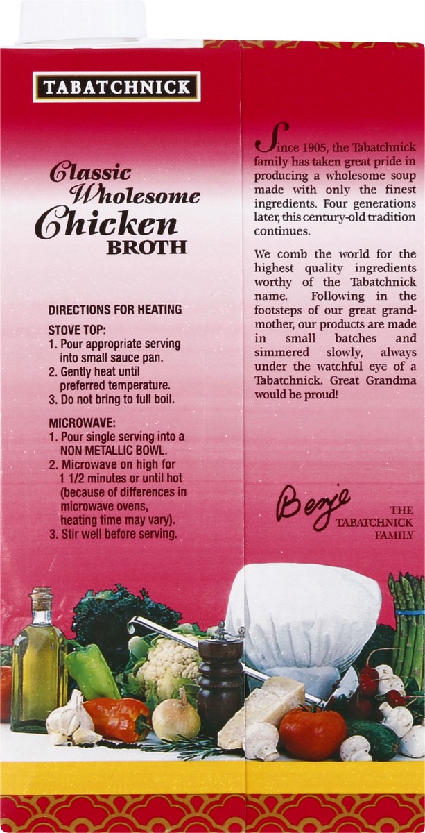 slide 5 of 9, Tabatchnick Classic Wholesome Chicken Broth 32 oz, 32 fl oz