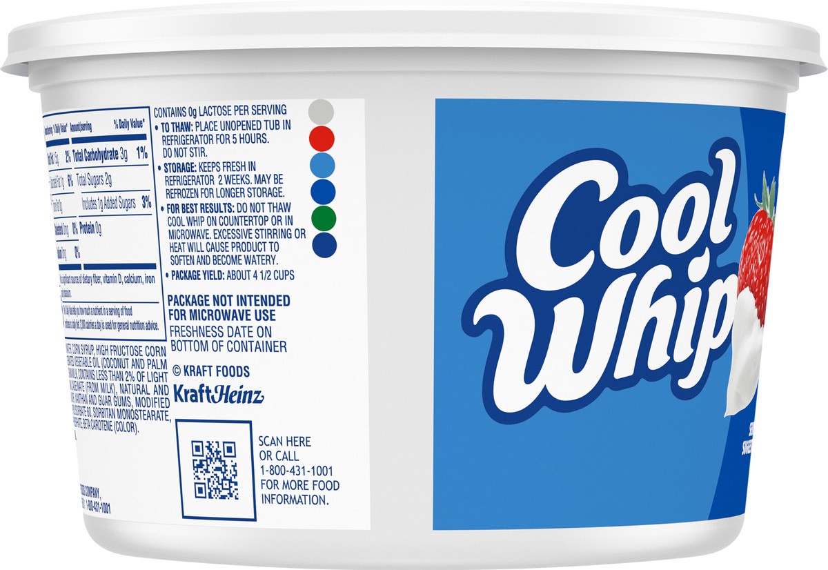 slide 6 of 9, Cool Whip Original Whipped Topping, 12 oz Tub, 12 oz