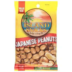 Island Snacks Japanese Peanuts Value Size 6 oz