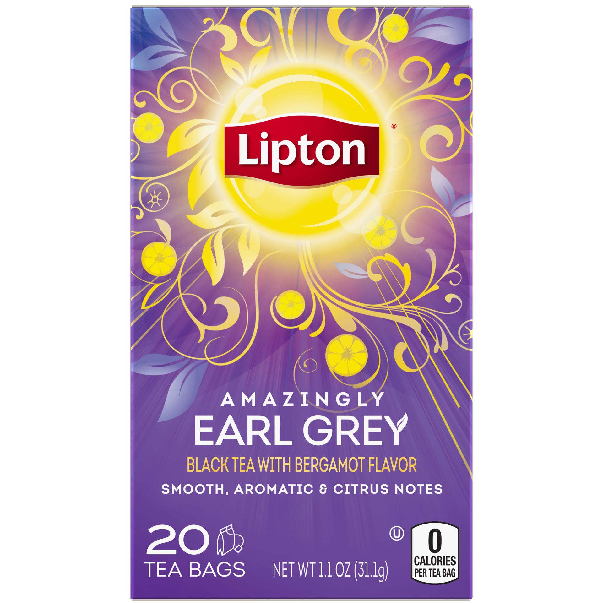 slide 2 of 4, Lipton Black Tea Bags Amazingly Earl Grey- 20 ct, 20 ct