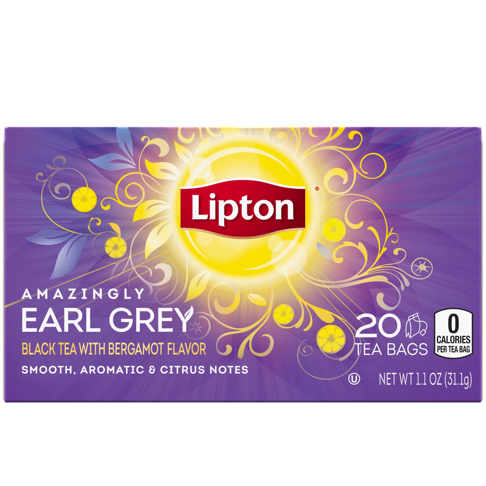 slide 4 of 4, Lipton Black Tea Bags Amazingly Earl Grey- 20 ct, 20 ct