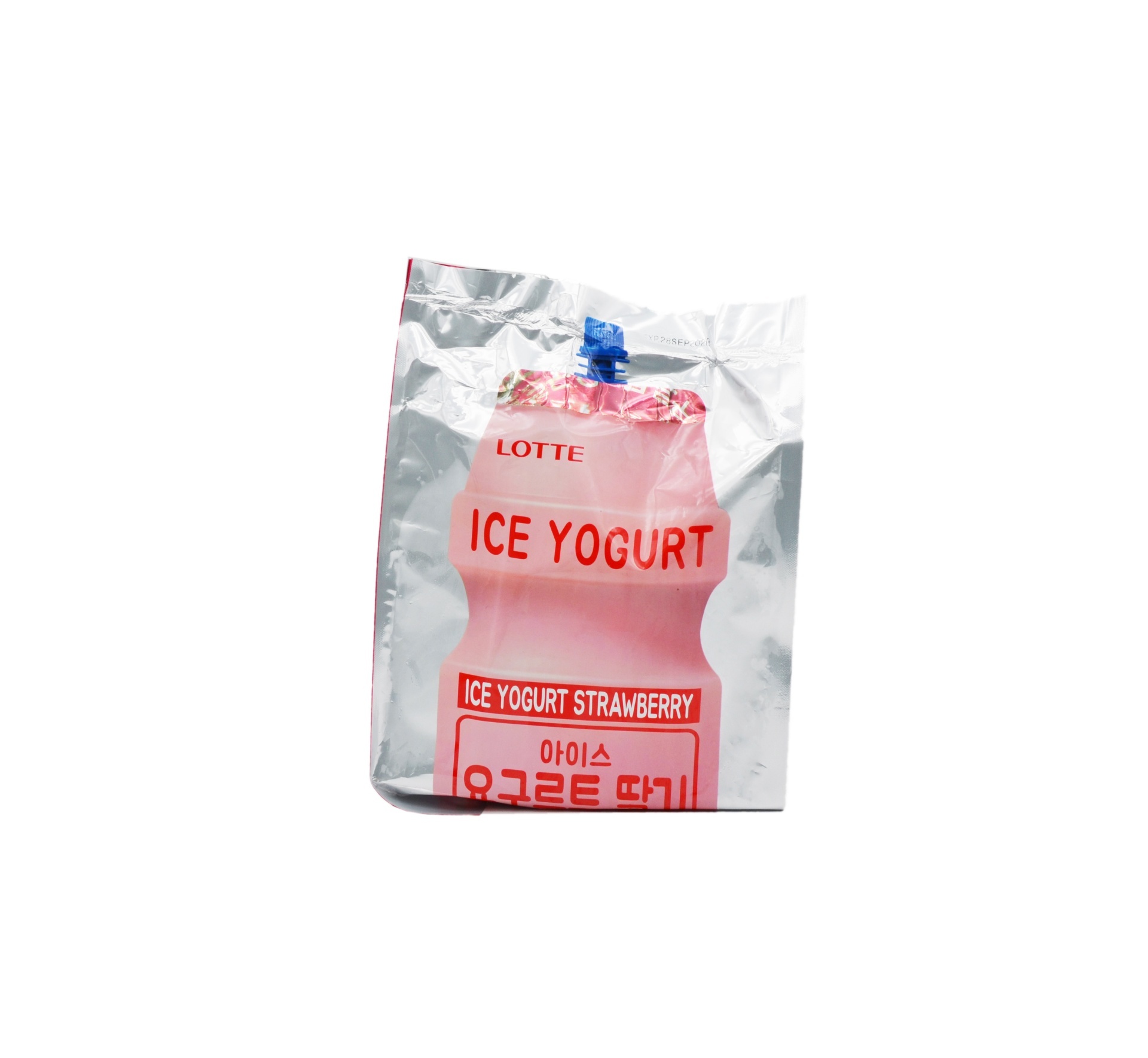 slide 1 of 1, Lotte Strawberry Ice Yogurt, 1 ct