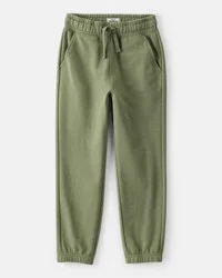 Boys Cotton Joggers - Green Green 14