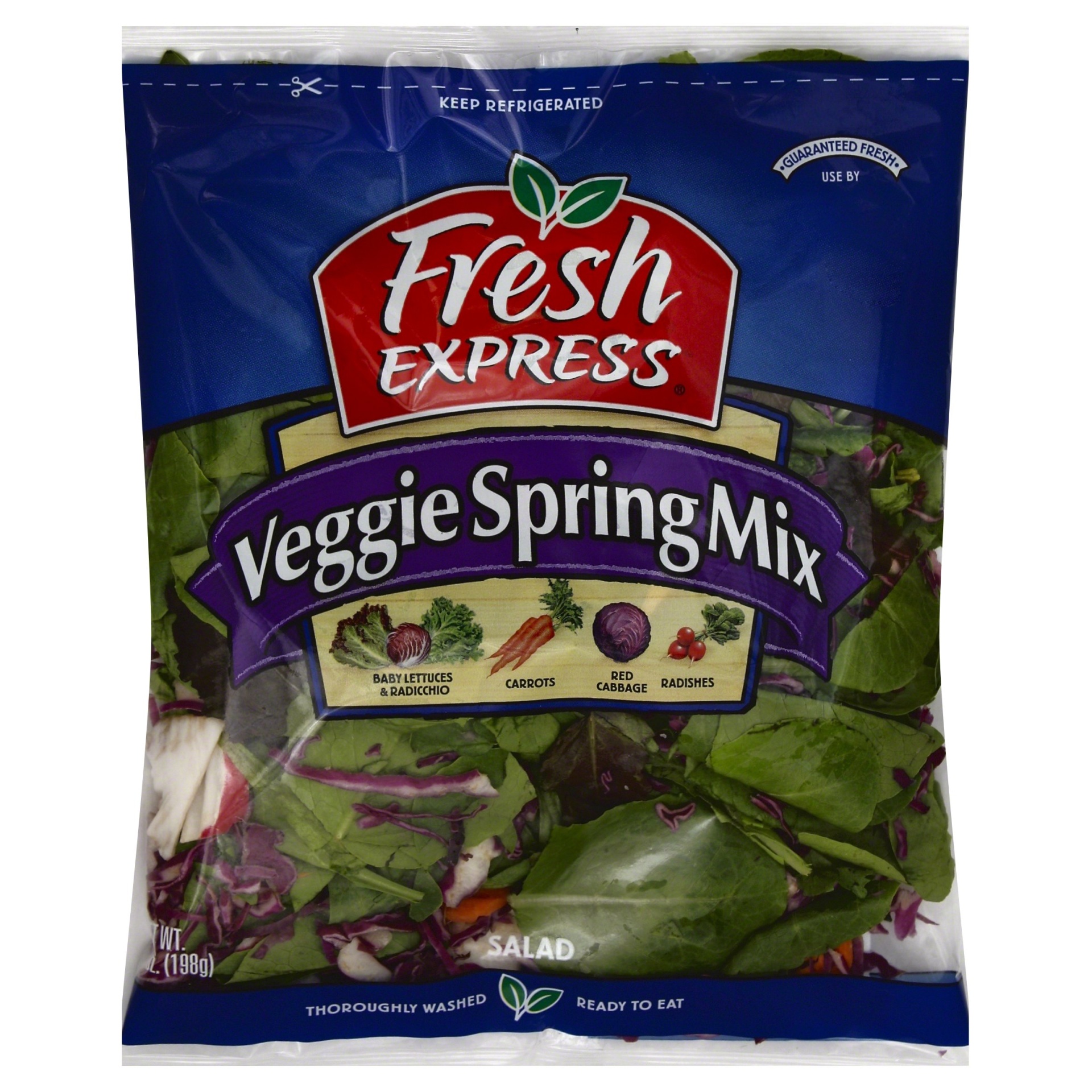 slide 1 of 1, Fresh Express Veggie Medleys Veggie Spring Mix Salad, 7 oz