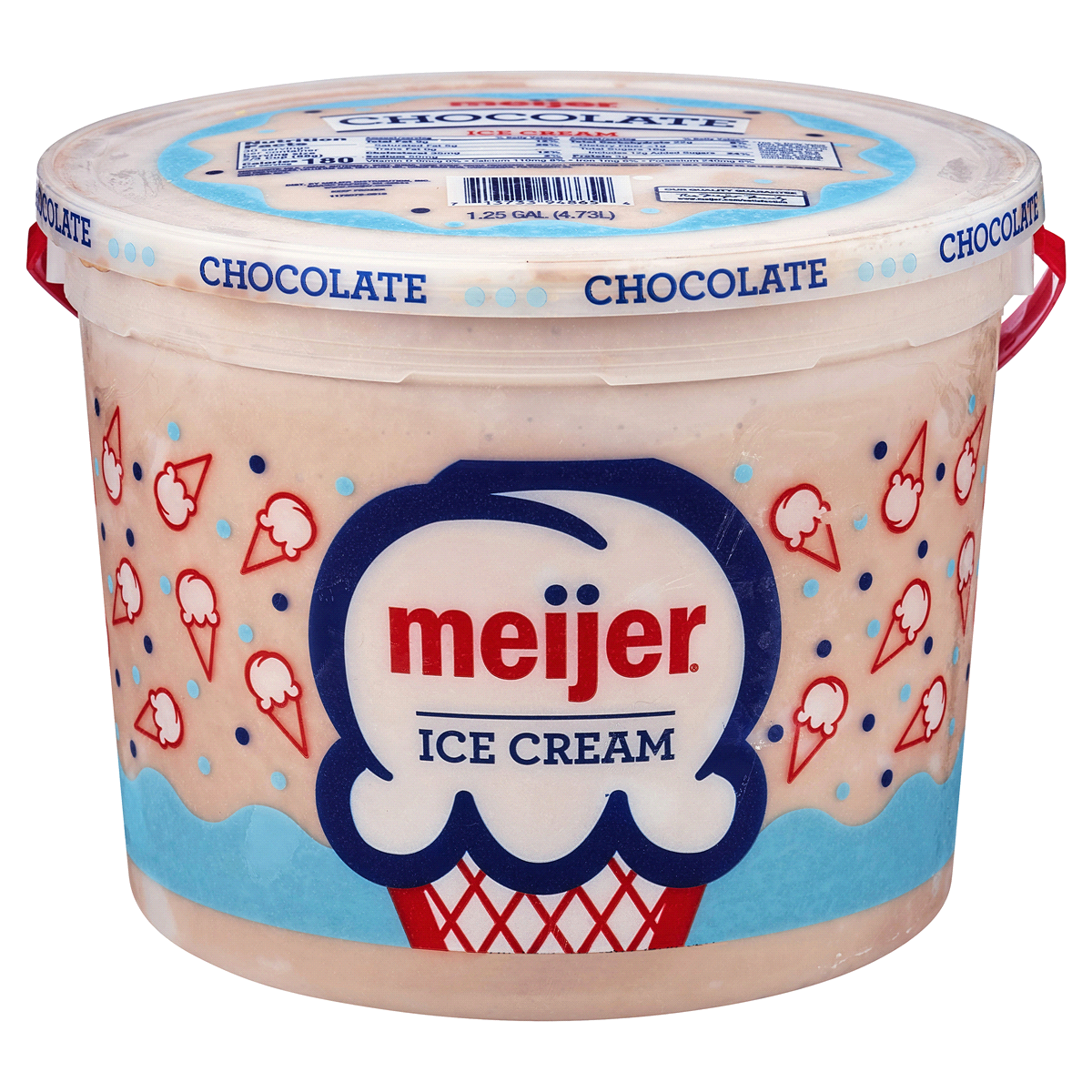 slide 1 of 2, Meijer Ice Cream, Chocolate, 160 oz