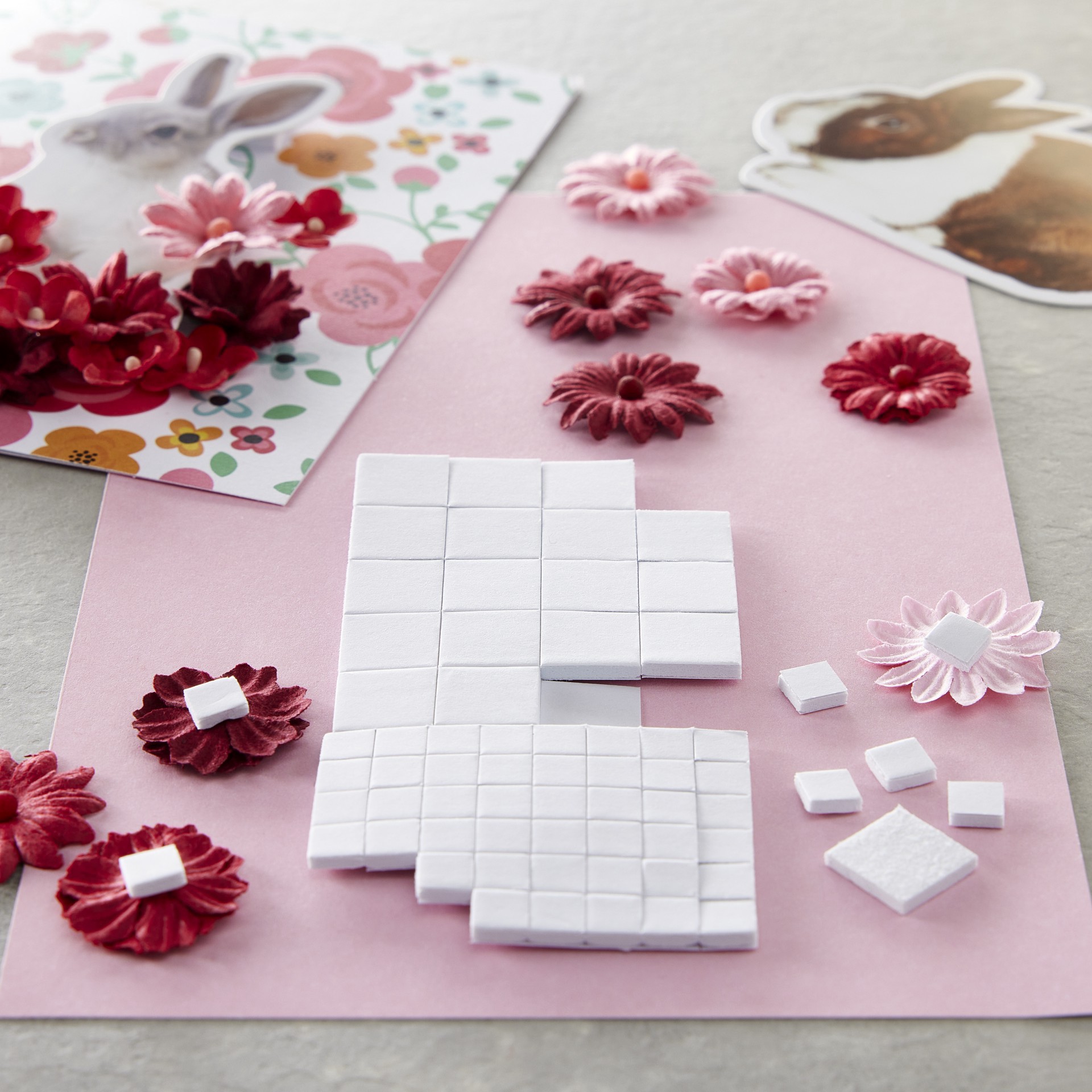 slide 4 of 4, 2mm Thick Adhesive Foam Tabs By Recollections, 2mm