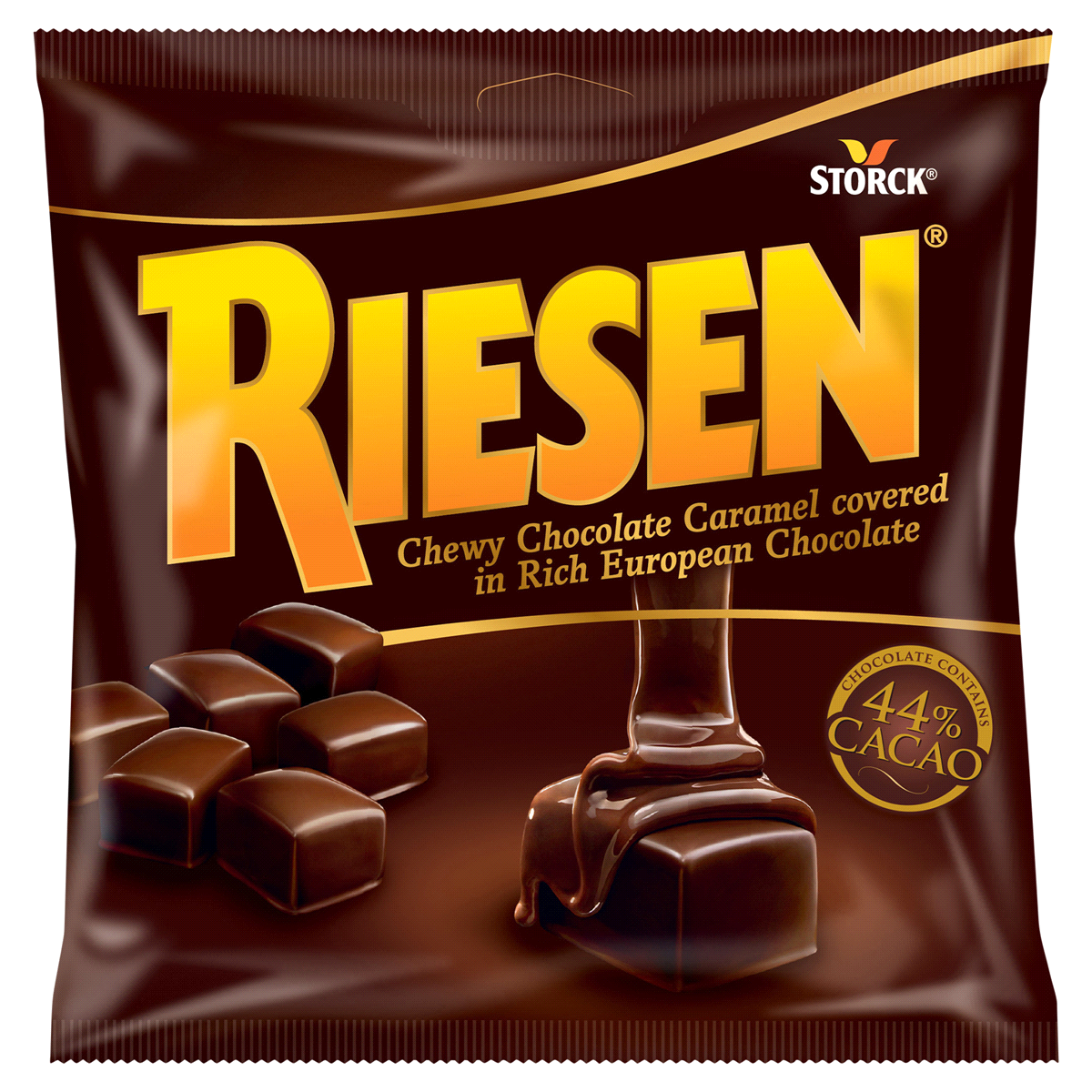 slide 1 of 2, Riesen Chocolate Caramels, 5.5 oz