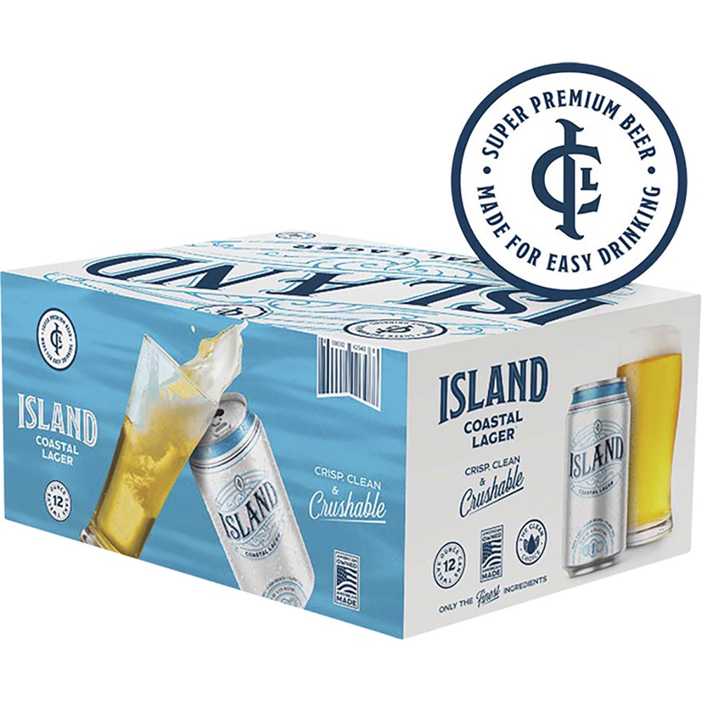 slide 1 of 1, Island Coastal Brewery Island Coastal Lager, 12 ct; 12 oz