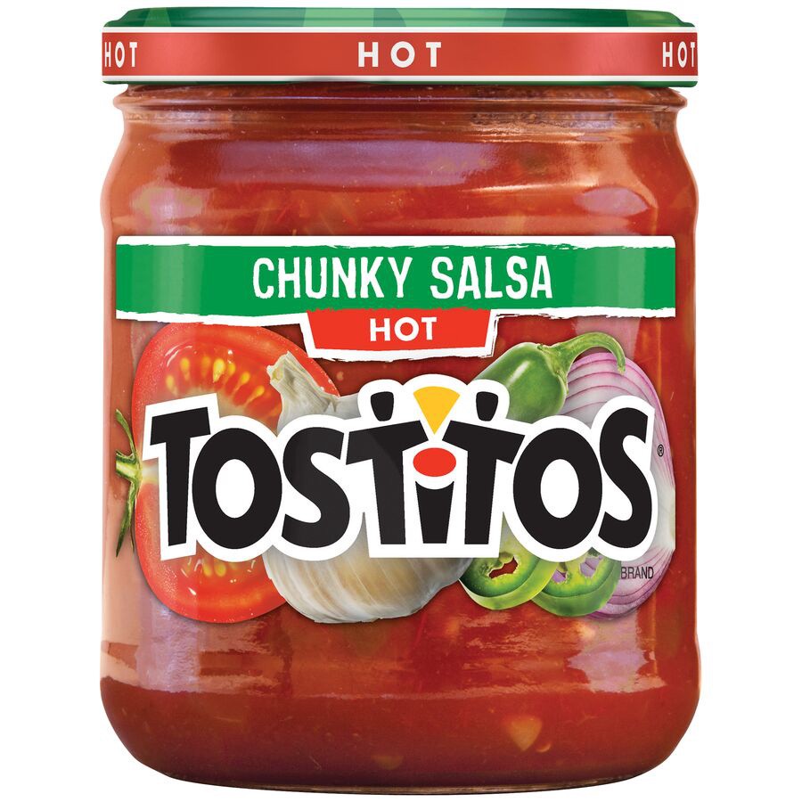 slide 1 of 1, Tostitos Frito-Lay, Inc. Tostitos Brand Hot Chunky Salsa, 15.5 oz