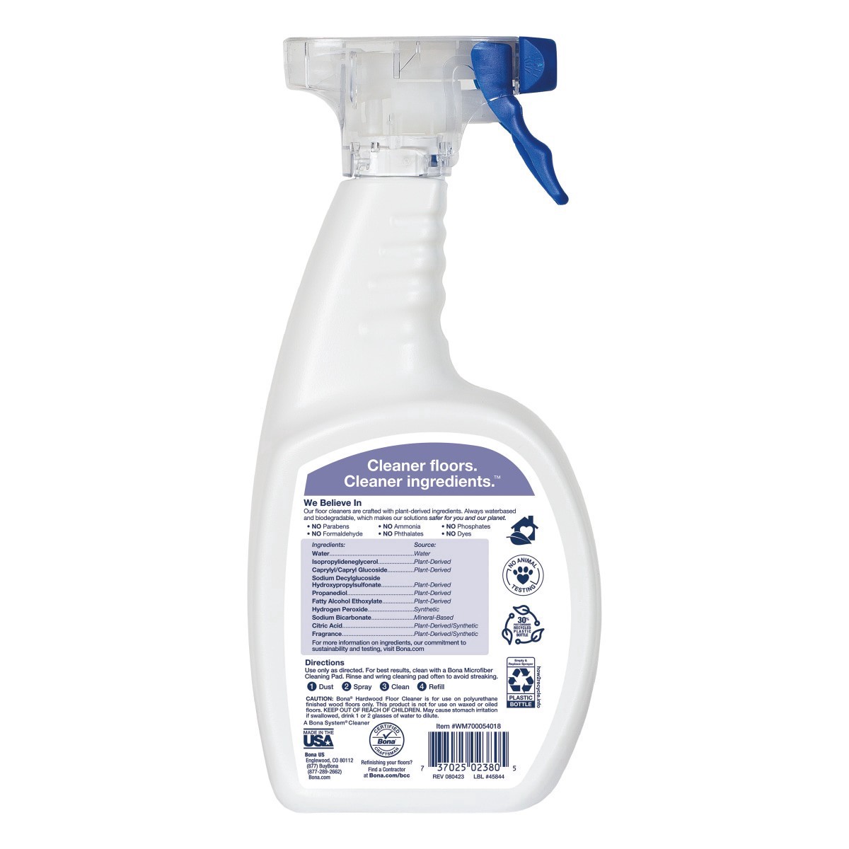 slide 4 of 5, Bona Hardwood Lavender Thyme Floor Cleaner 32 fl oz, 22 fl oz
