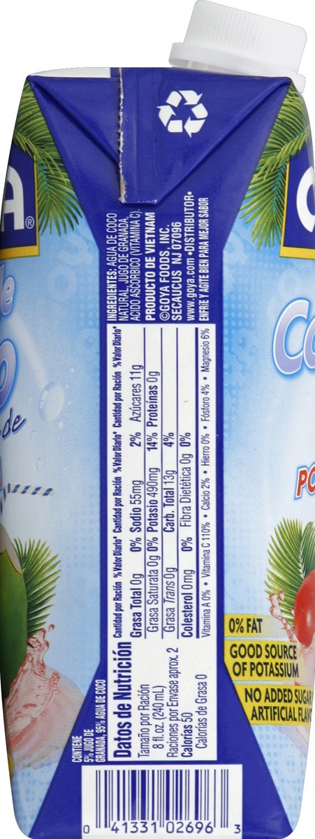 slide 4 of 4, Goya Coconut Water With A Pomegranate Twist - 16.9 oz, 16.9 oz