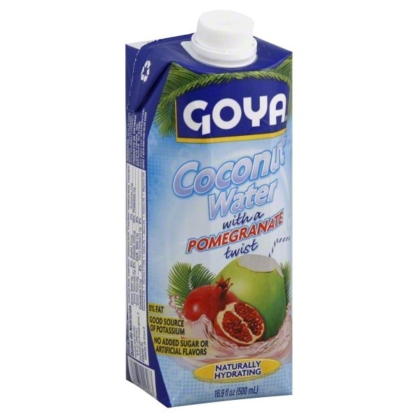 slide 1 of 4, Goya Coconut Water With A Pomegranate Twist - 16.9 oz, 16.9 oz