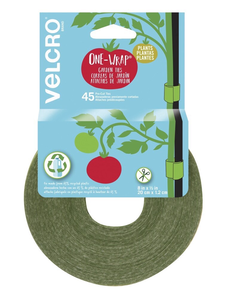 slide 1 of 1, Velcro One-Wrap Pre-Cut Garden Ties, 1 ct