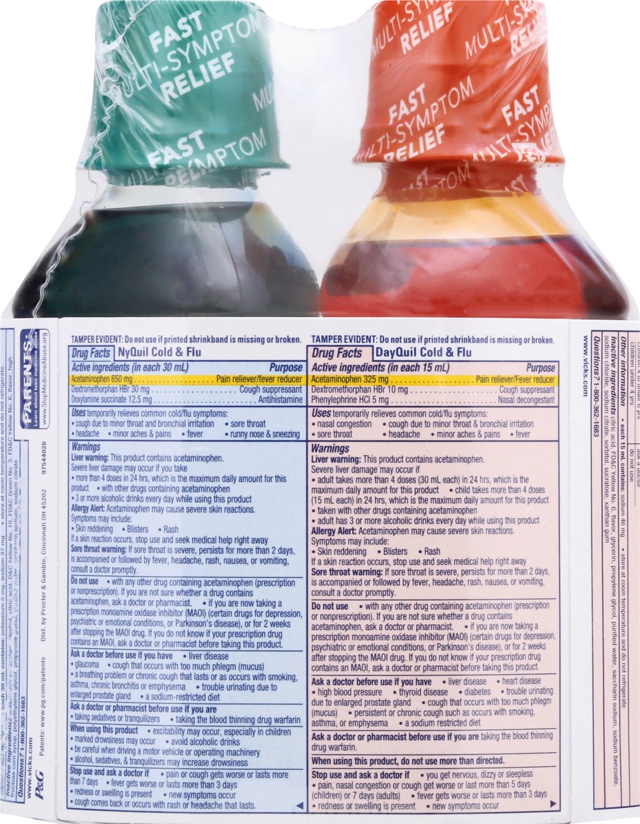 slide 5 of 9, Vicks DayQuil/NyQuil Cold & Flu 2 ea, 2 ct