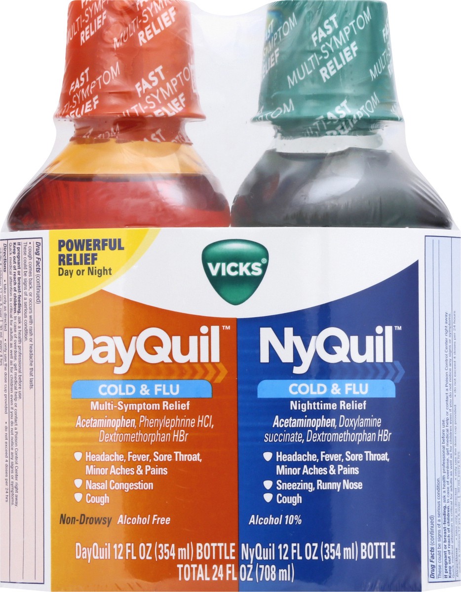 slide 9 of 9, Vicks DayQuil/NyQuil Cold & Flu 2 ea, 2 ct