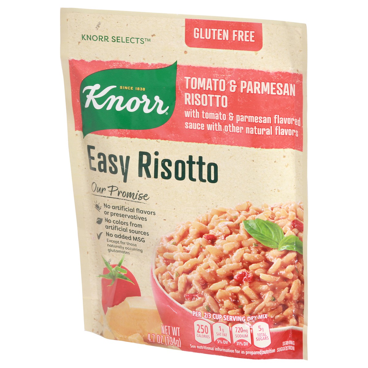 slide 4 of 9, Knorr Selects Easy Risotto Tomato & Parmesan Risotto, 4.7 oz, 4.7 oz