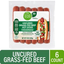 Simple Truth Grass-Fed Uncured Beef Hot Dogs