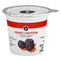 Publix Fruit on the Bottom Lowfat Blackberry Yogurt