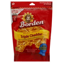 Borden Shredded Triple Cheese