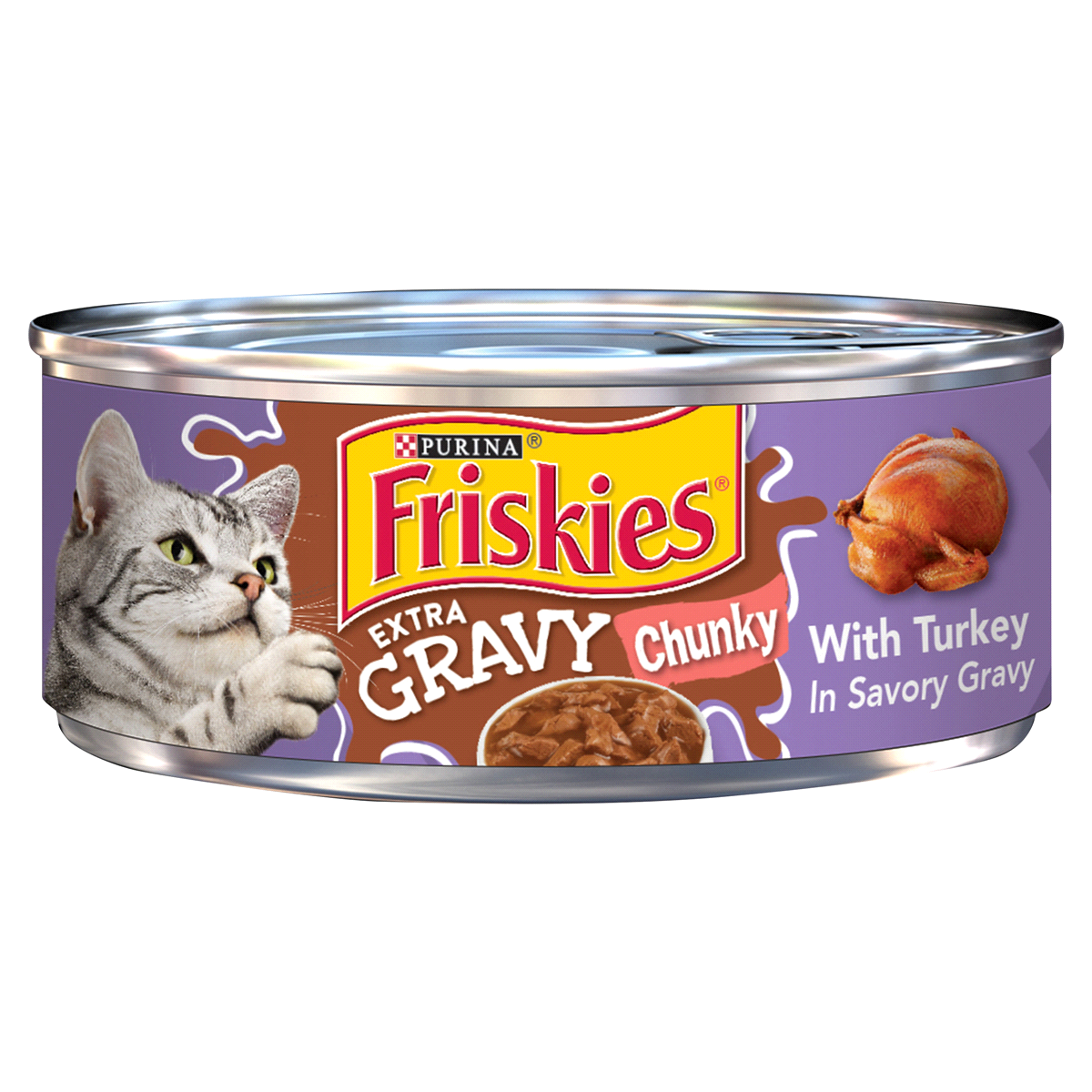 slide 1 of 1, Purina Friskies SauceSations with Salmon & Tuna in Creamy Sauce Cat Food, 5.5 oz