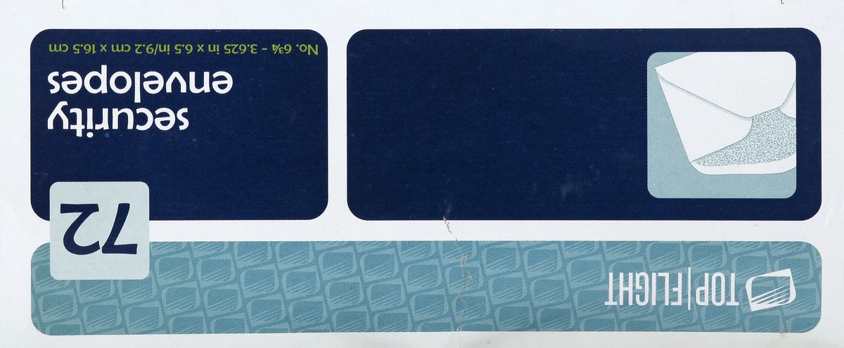 slide 4 of 5, Top Flight Security Envelope 6.5", 72 ct